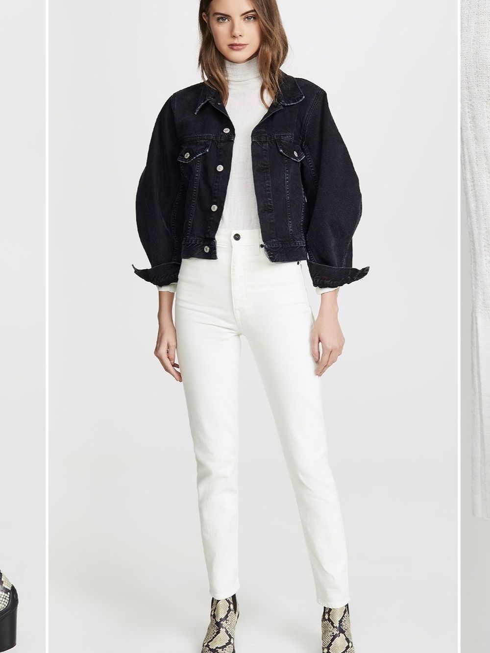 SLVRLAKE Beatnik White Jeans